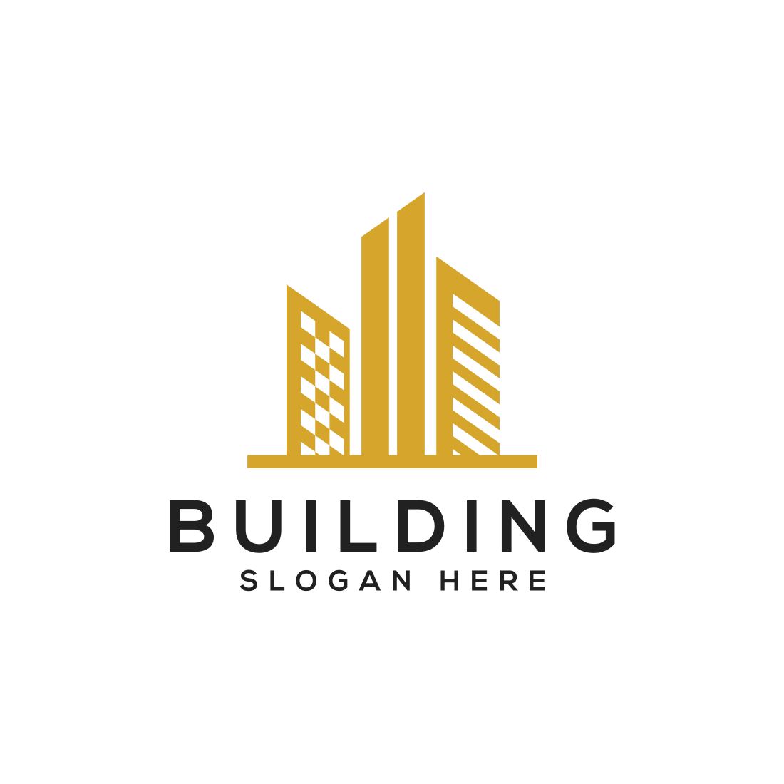 Building Logo Design Vector | MasterBundles