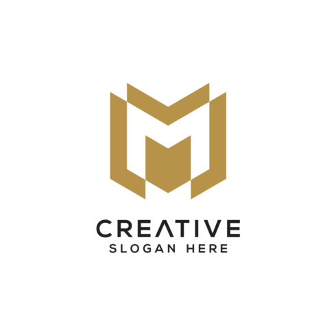Monogram M Logo Design Vector main cover