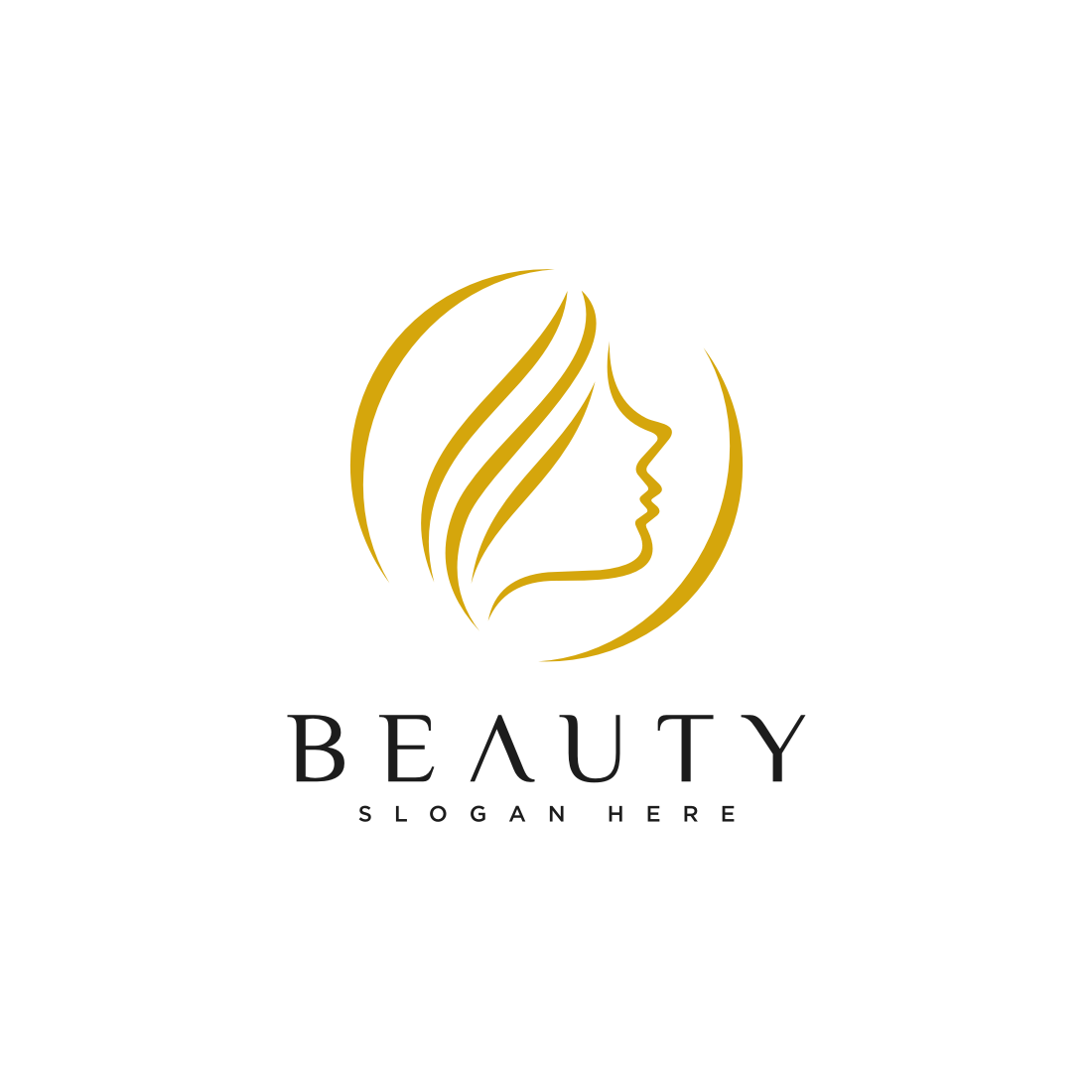 Beauty Woman Face Logo Vector Design main cover
