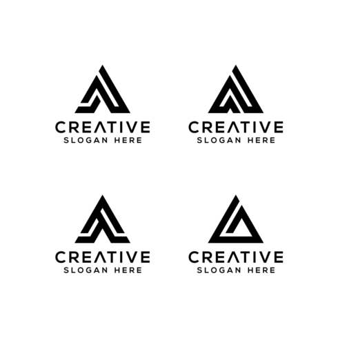 Letter A Logo Branding Design Set main cover