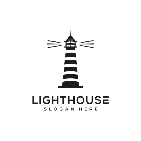 lighthouse logo design vector | MasterBundles