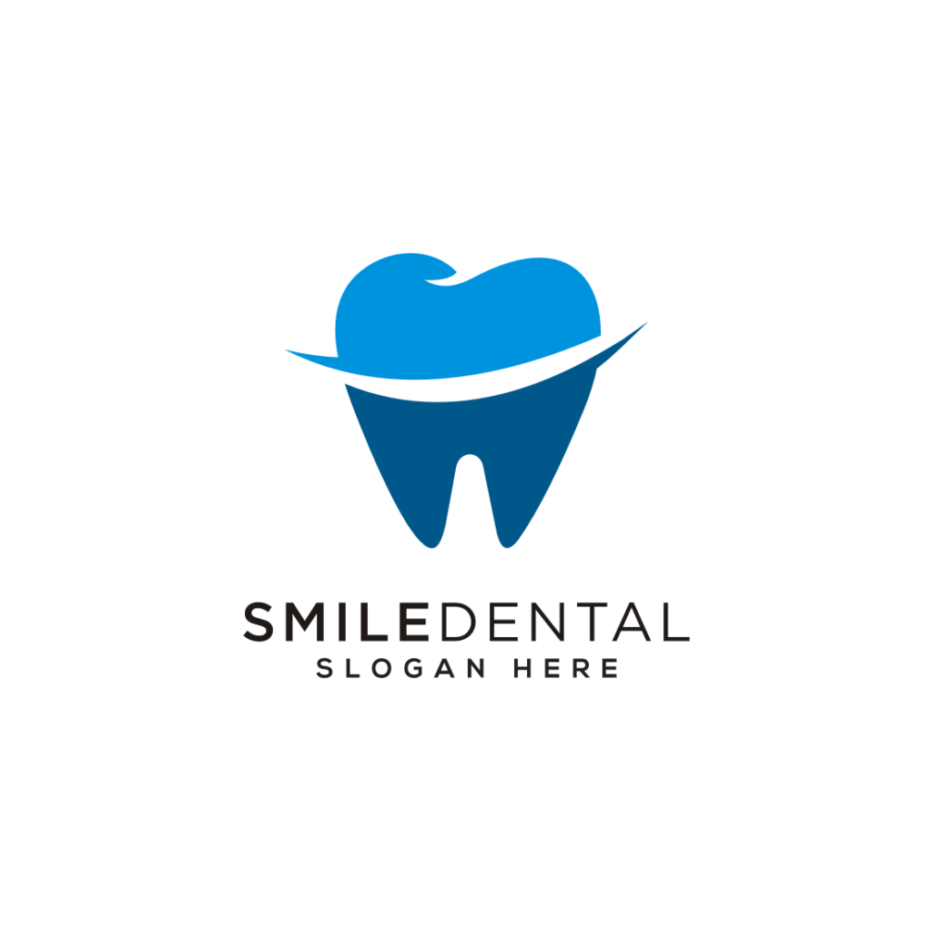 smile dental logo design vector | MasterBundles