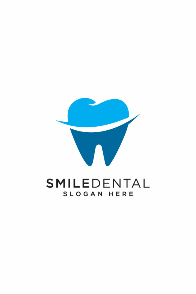 Smile Dental Logo Design Vector 