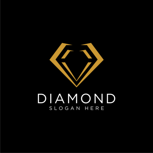 diamond shape logo design vector | MasterBundles