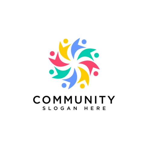 teamwork community logo design vector | MasterBundles