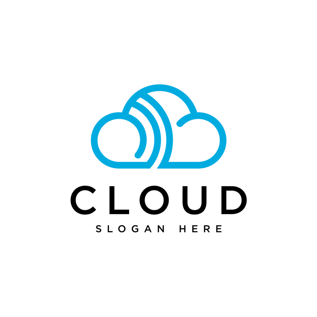 cloud logo design vector | MasterBundles