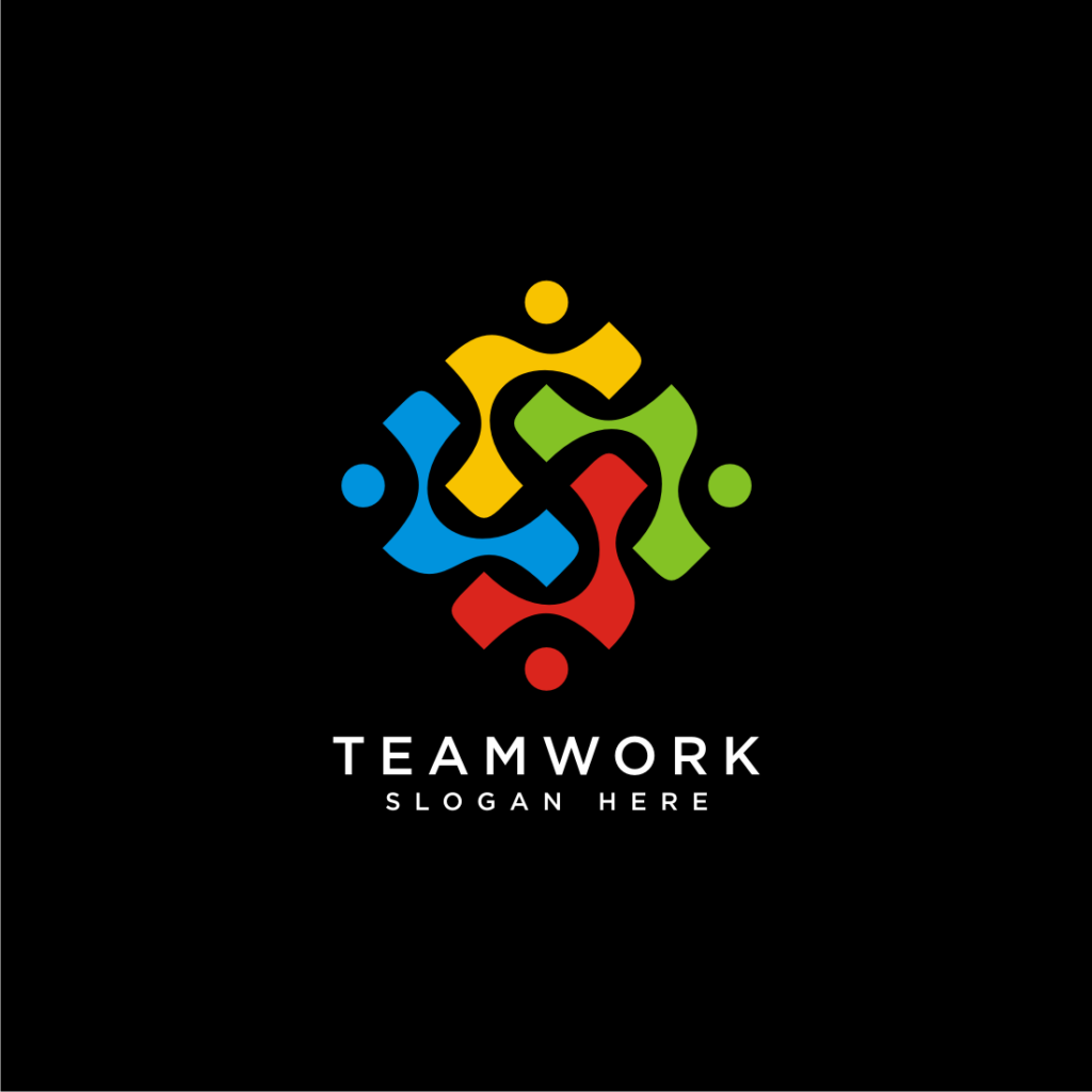 teamwork community logo design vector | MasterBundles