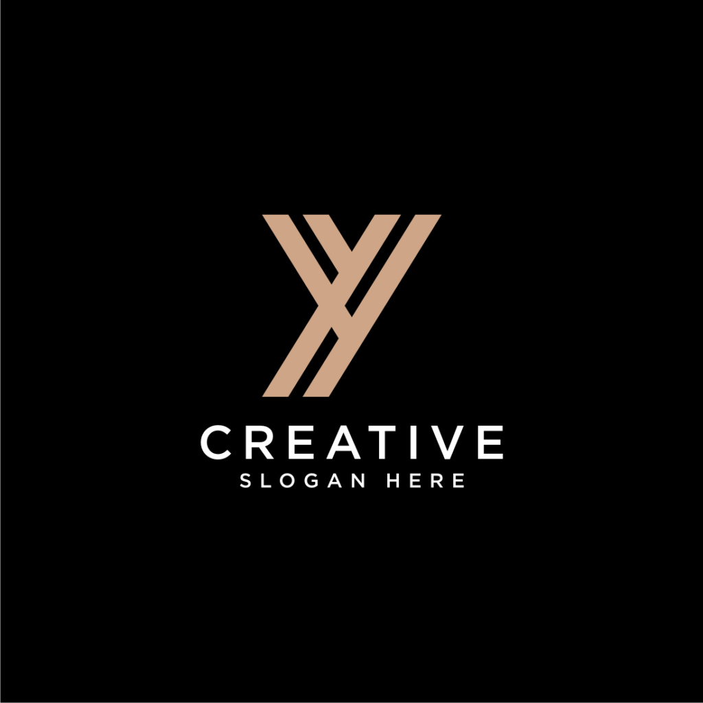 letter y logo design vector | MasterBundles