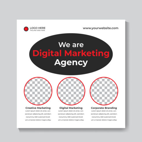 Digital Marketing Agency Social Media Post Design Template main cover