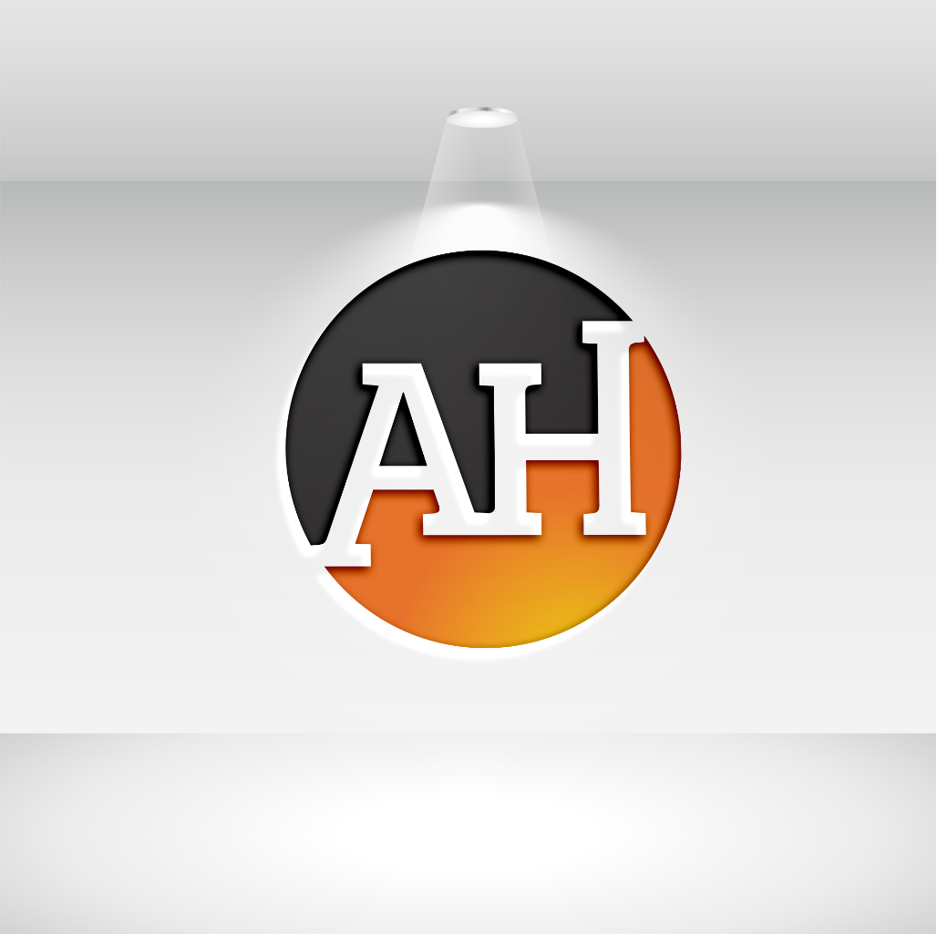 Elegant, Playful Logo Design for AH by Teun Ticheler | Design #14638751