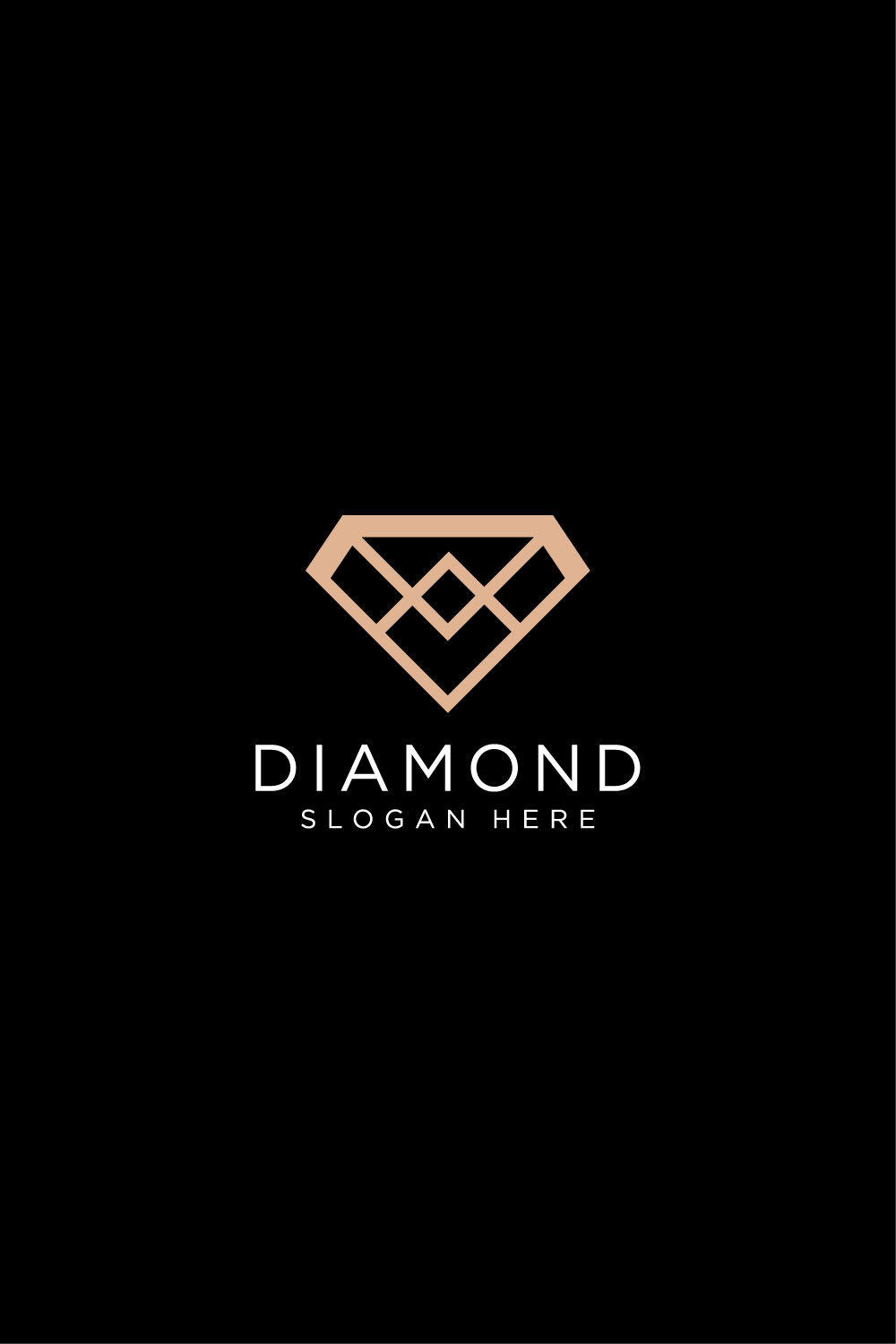 diamond shape logo design vector | MasterBundles