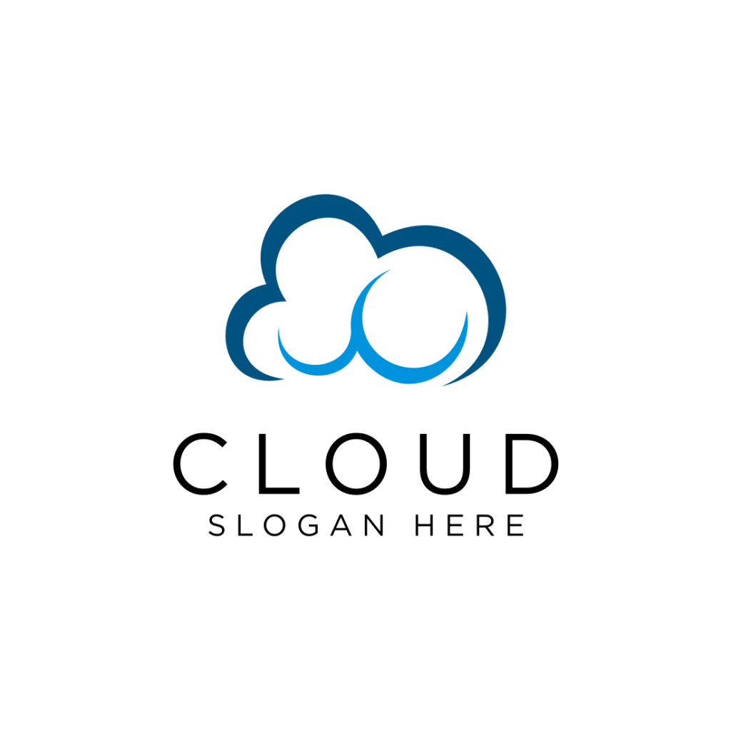 cloud logo design vector | MasterBundles