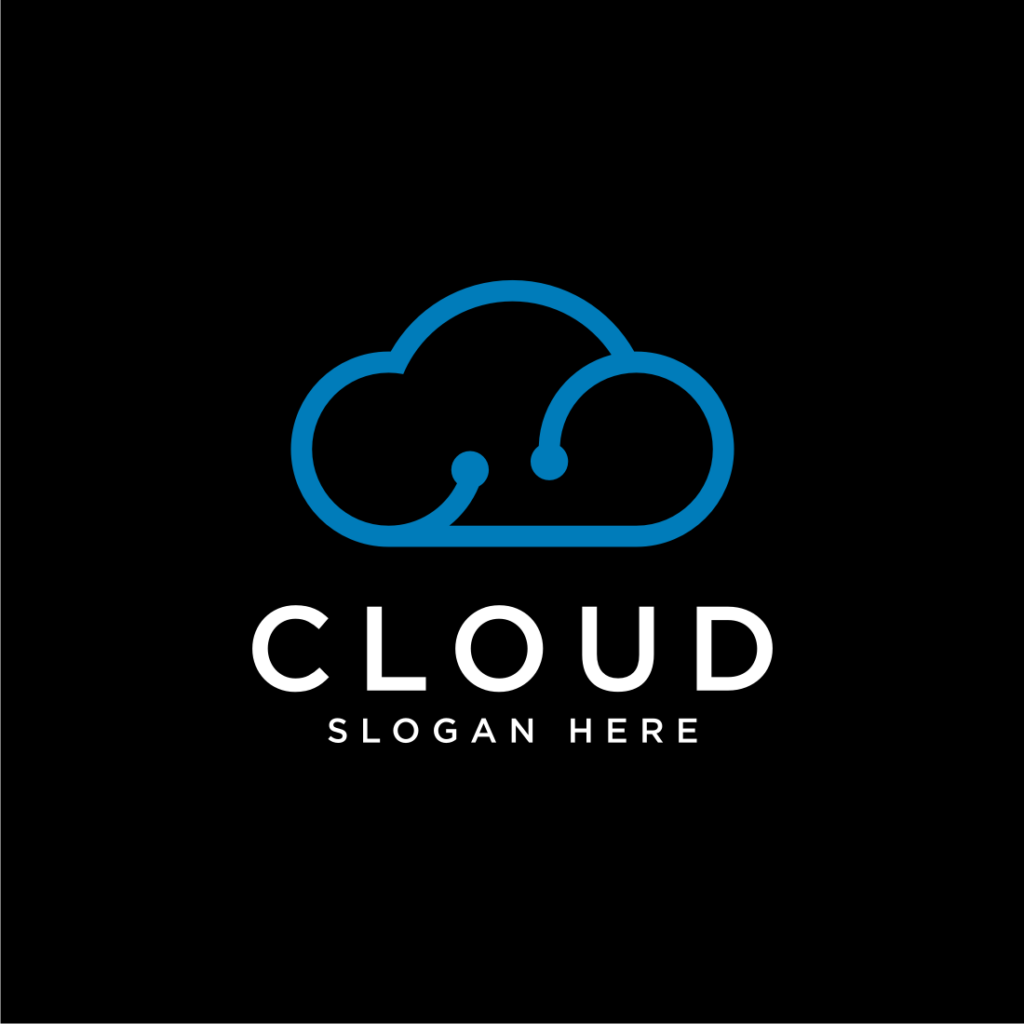cloud tech logo design vector | MasterBundles