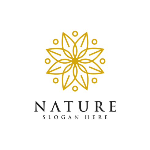 Preview image for awesome Nature Flower Logo Design.