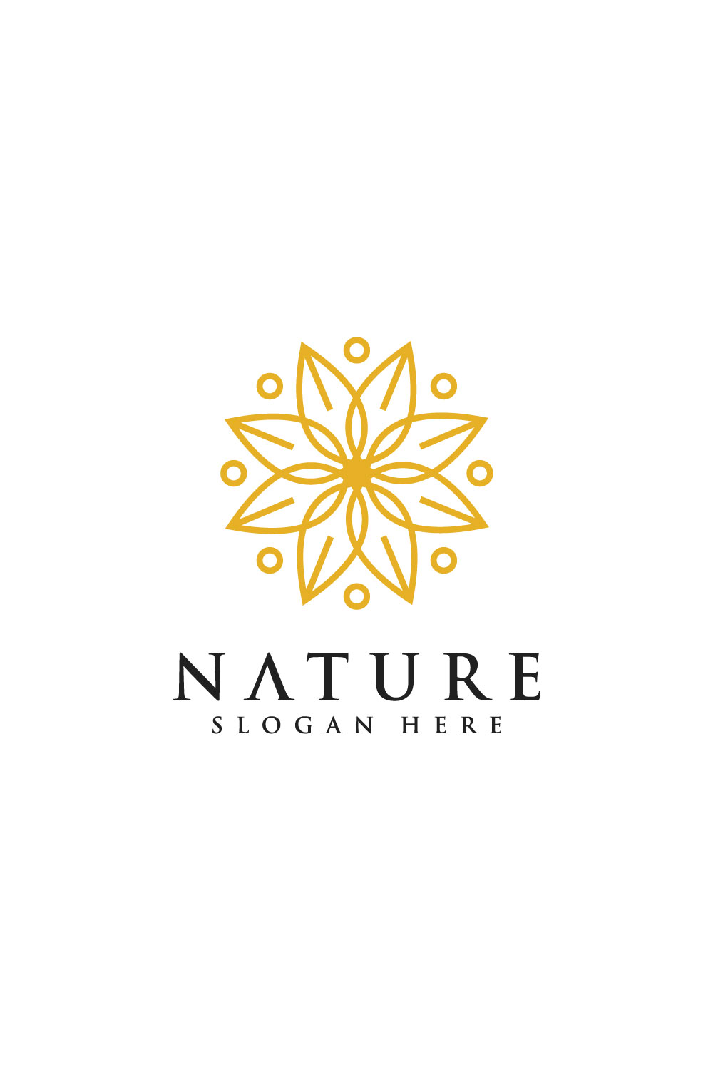 Nature Flower Logo Design Pinterest.