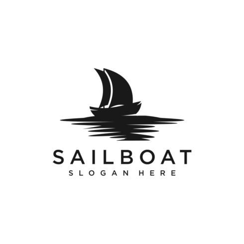 sailboat logo design vector | MasterBundles