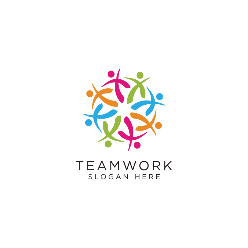 teamwork logo design vector | MasterBundles