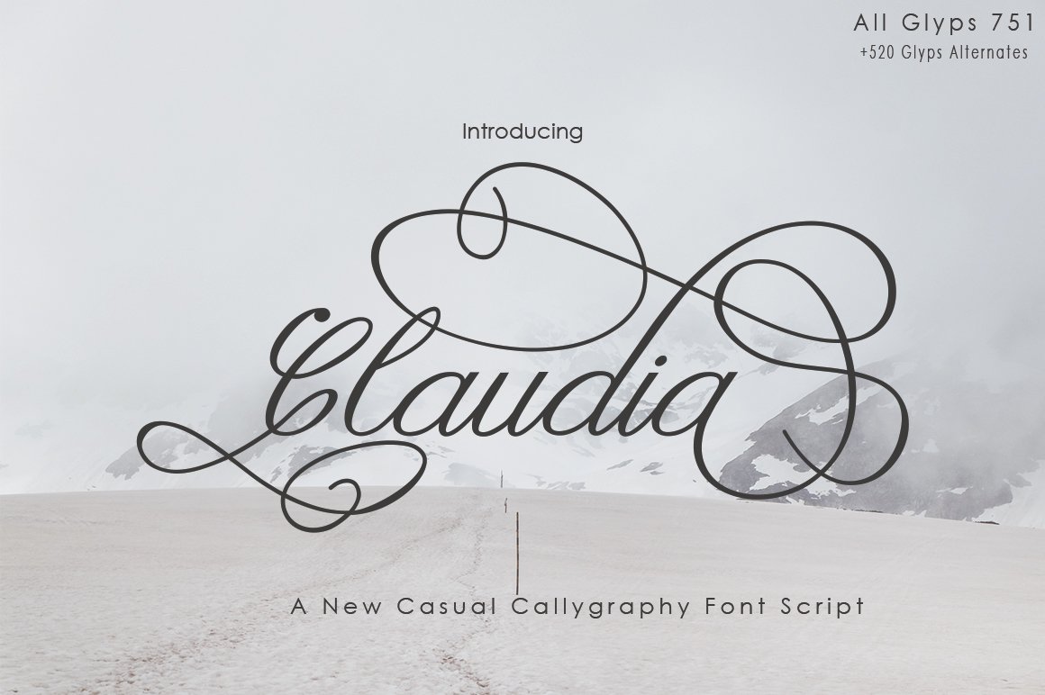 Cover with dark gray lettering "Claudia" on a gray background.