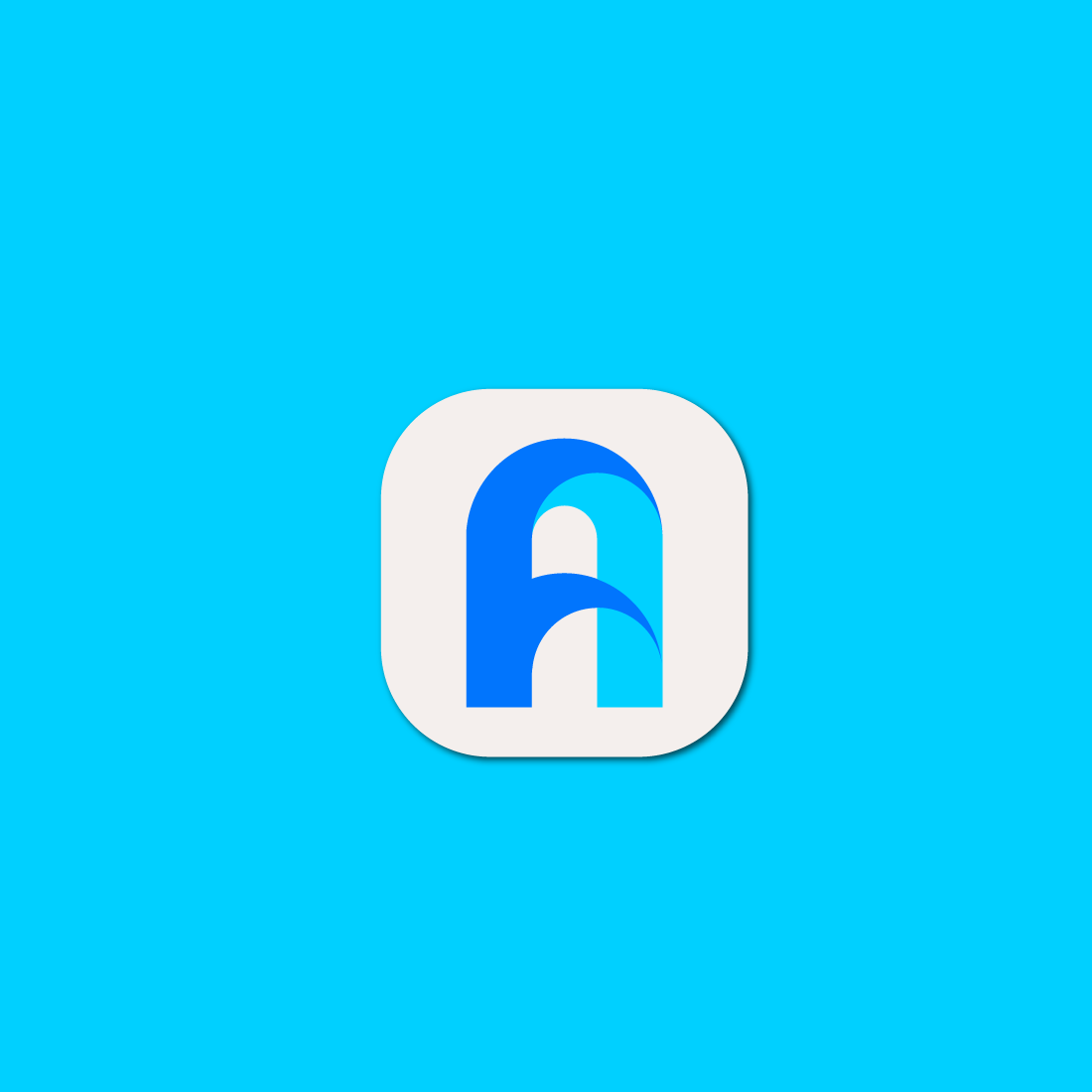 A Letter Mark Logo Design cover