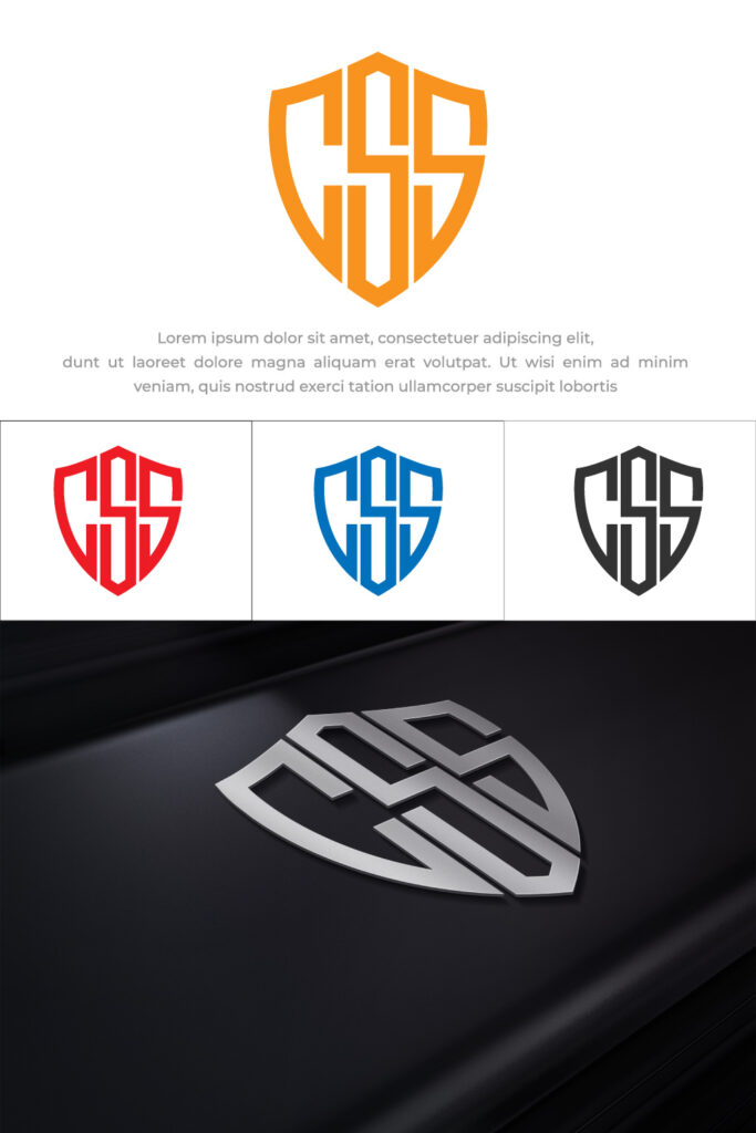 Logo CSS Design Lettering - MasterBundles