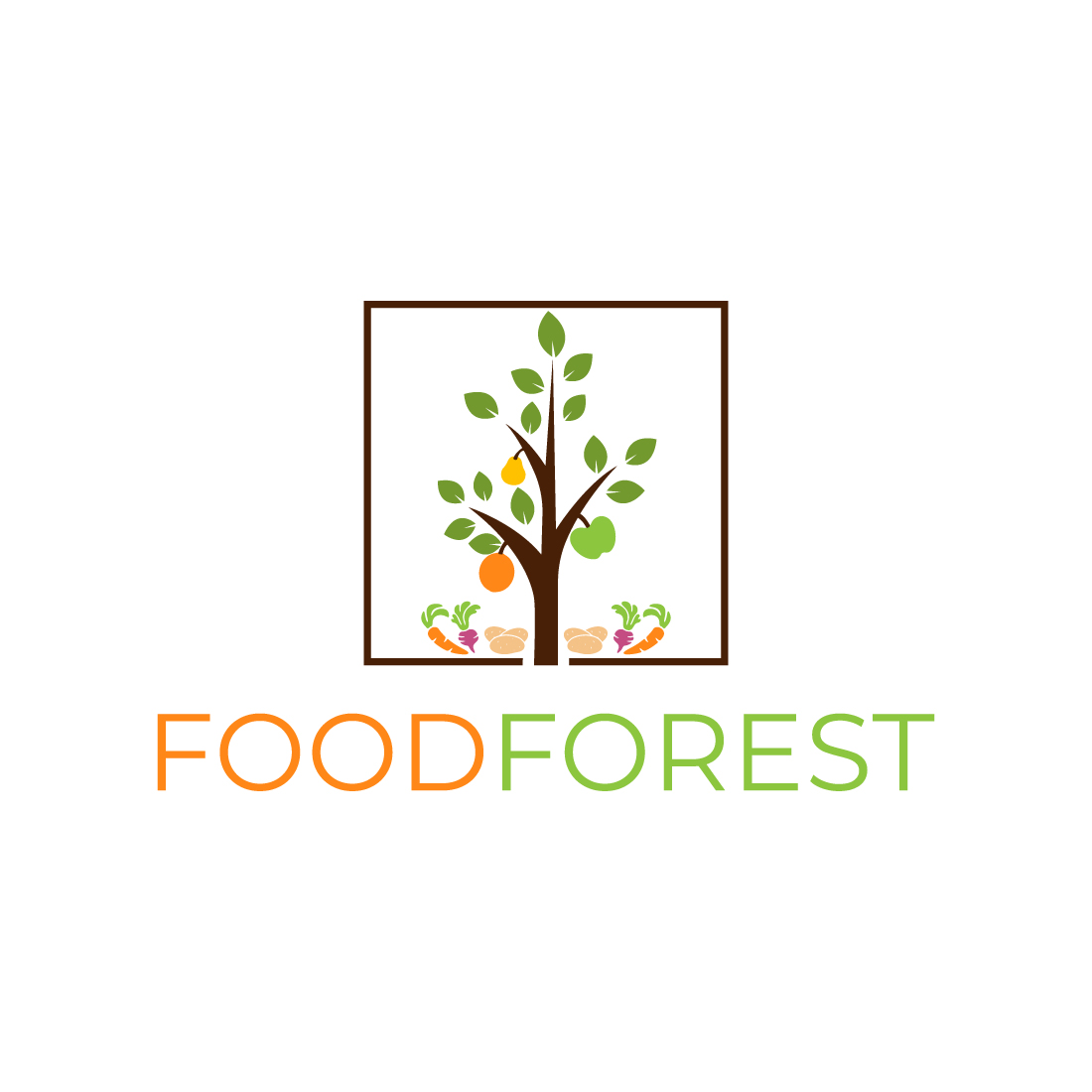 FoodForest Logo Template main cover