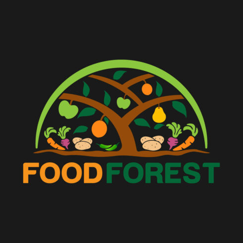 FoodForest Logo Design Template main cover