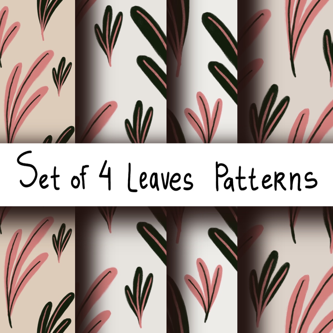 Set of Leaves Patterns cover image.
