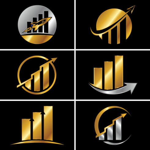 Logo Finance and Accounting Vector Design Set cover image.