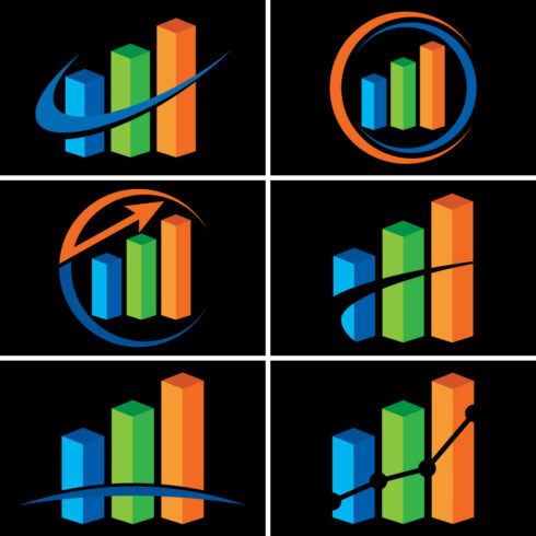 Finance Logo Coloring Design cover image.