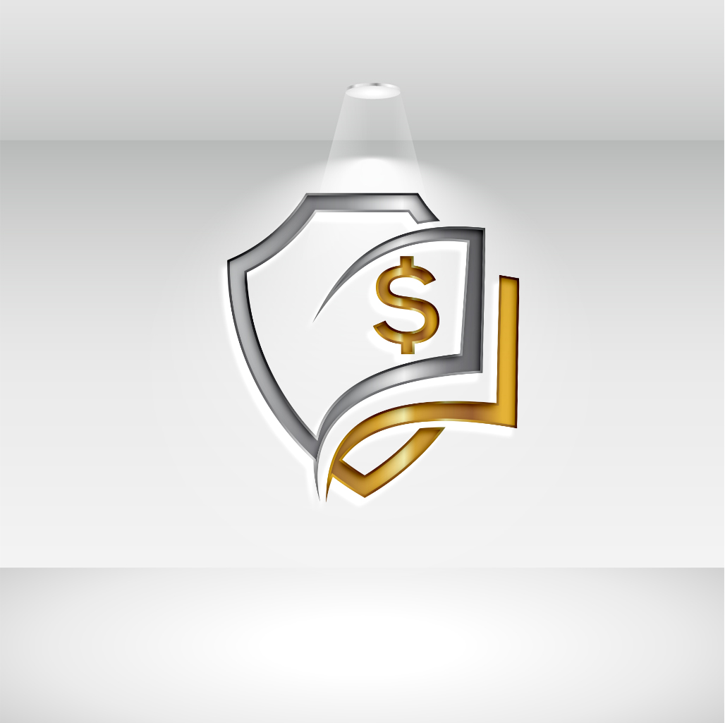 Shield from Finance and Accounting Logo Design Set.