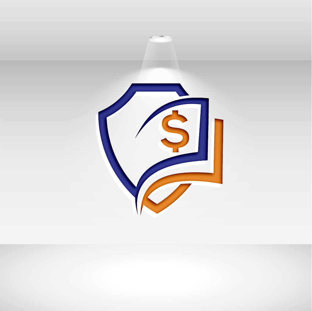 Finance and Accounting Logo Design Set example shield.