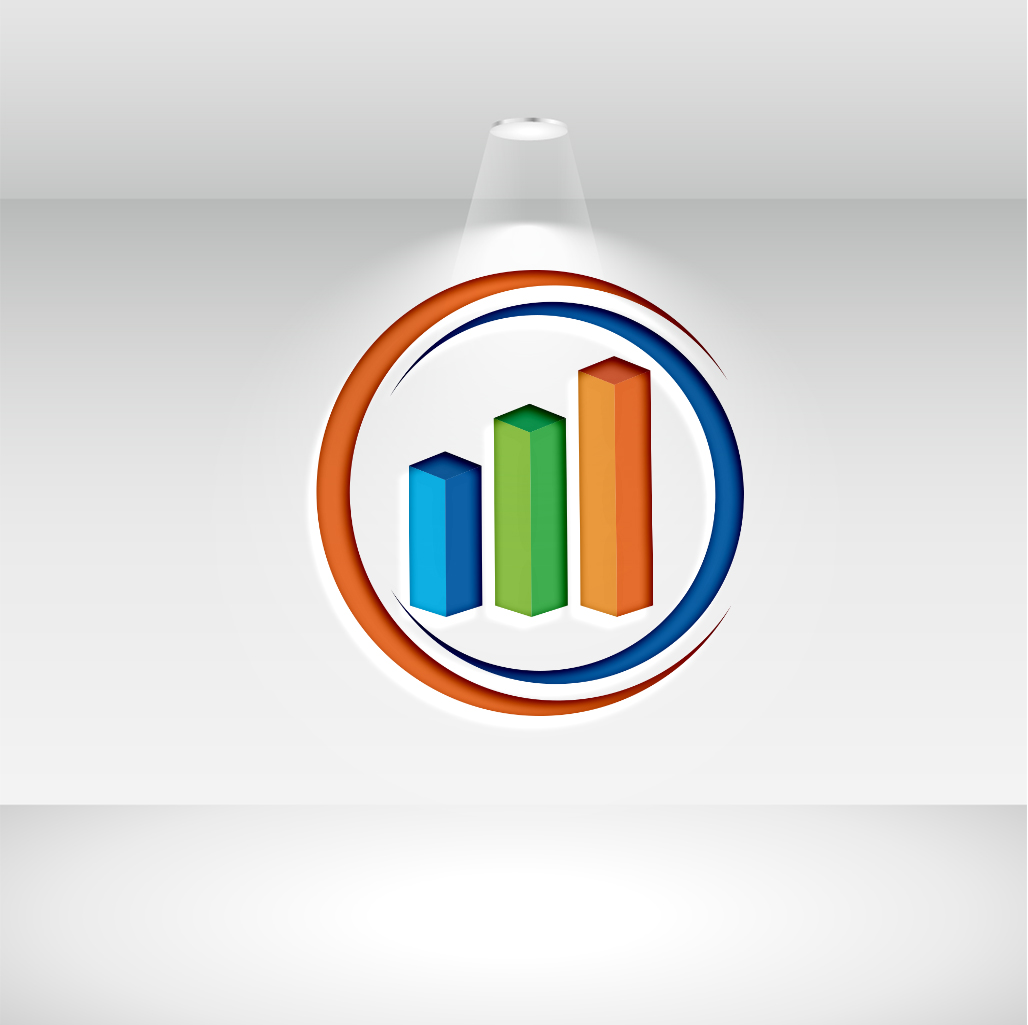 Accounting Logo Coloring Design preview image.