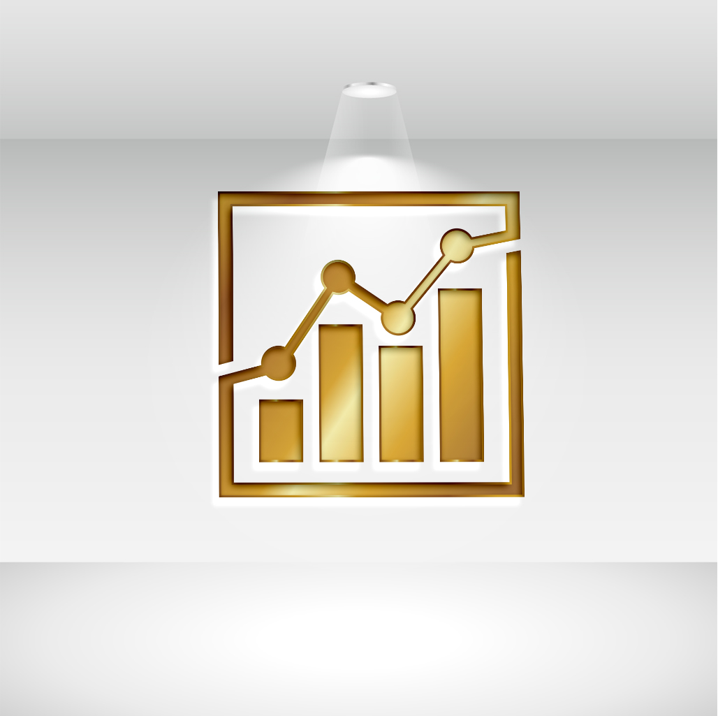 Golden Finance and Accounting Logo Vector Design Set preview image.
