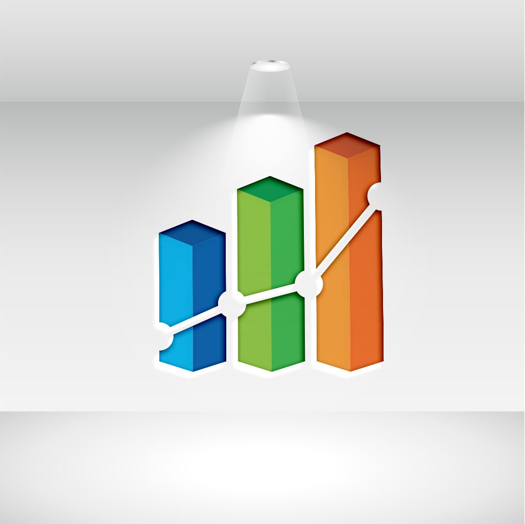 Accounting and Finance Logo Coloring Design preview image.