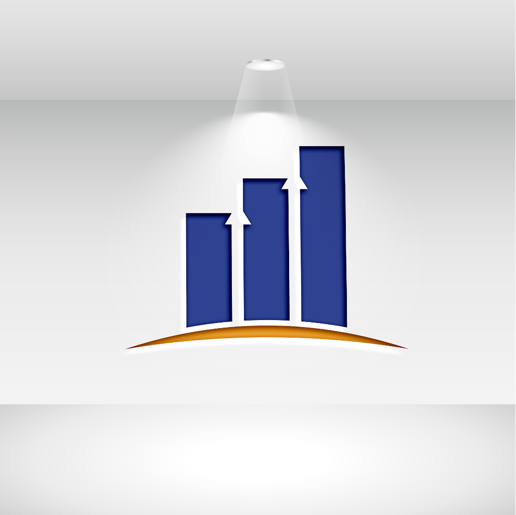 Finance Blue Logo Vector Design preview image.