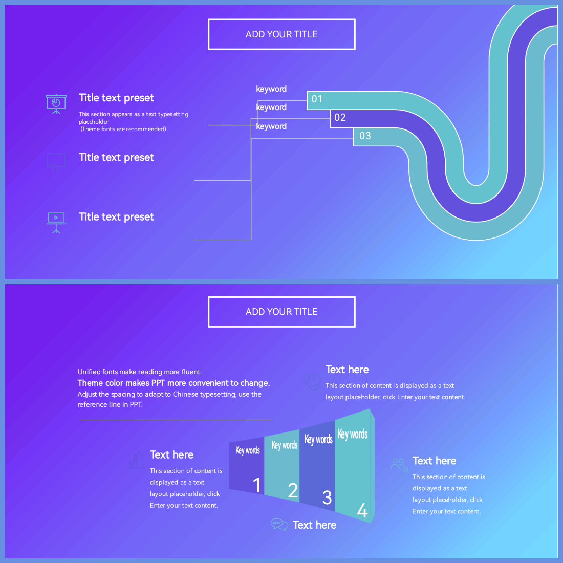 Business Professional Presentation Template preview image.