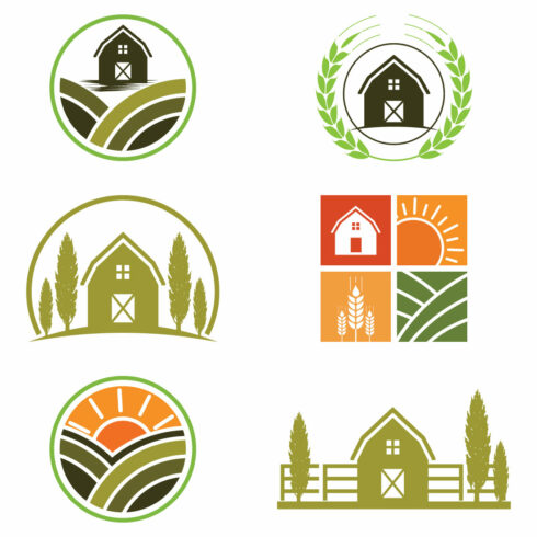 Farm House Concept Logo Template - MasterBundles