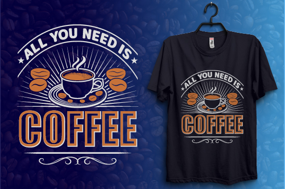 Coffee Typography T-shirt Design Bundle (Volume-1) - MasterBundles