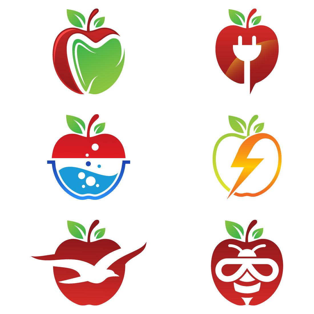 Apple Vector Logo Design Set cover image.
