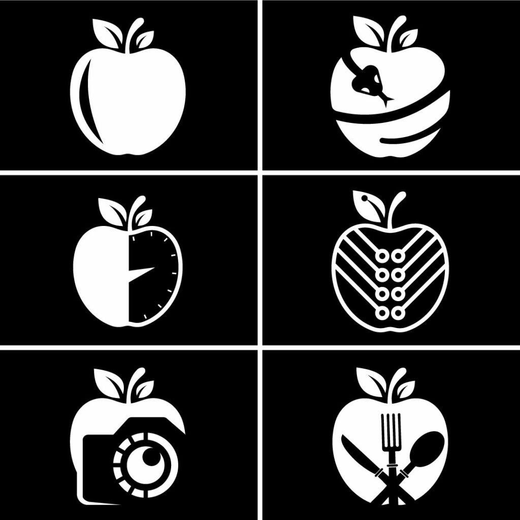 Apple Vector Logo Set - MasterBundles