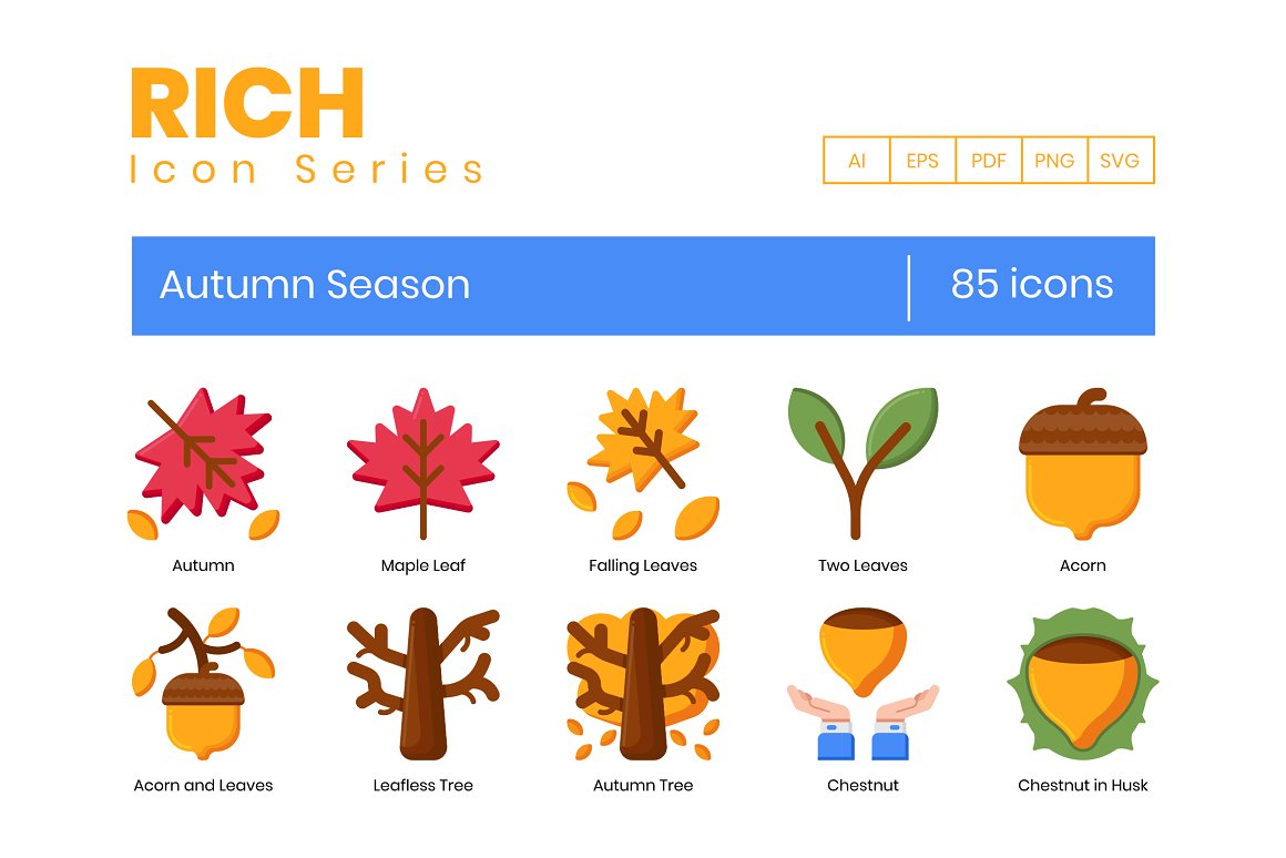 autumn season icons rich cm 0 cover 999