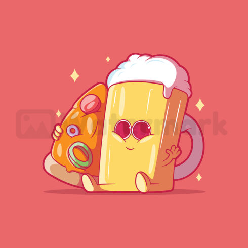 Beer And Pizza.