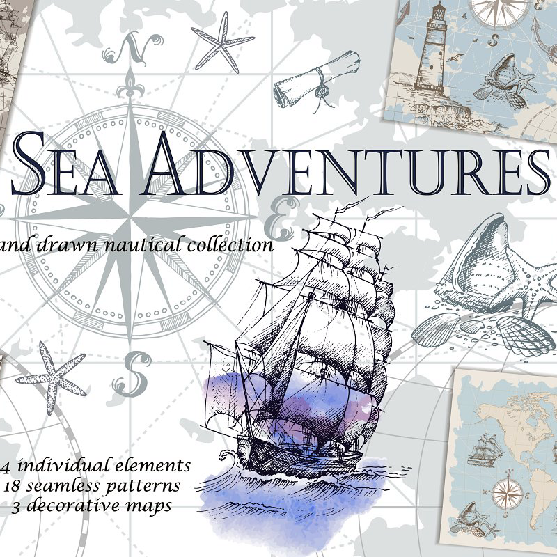 Big collection sea adventures main image preview.
