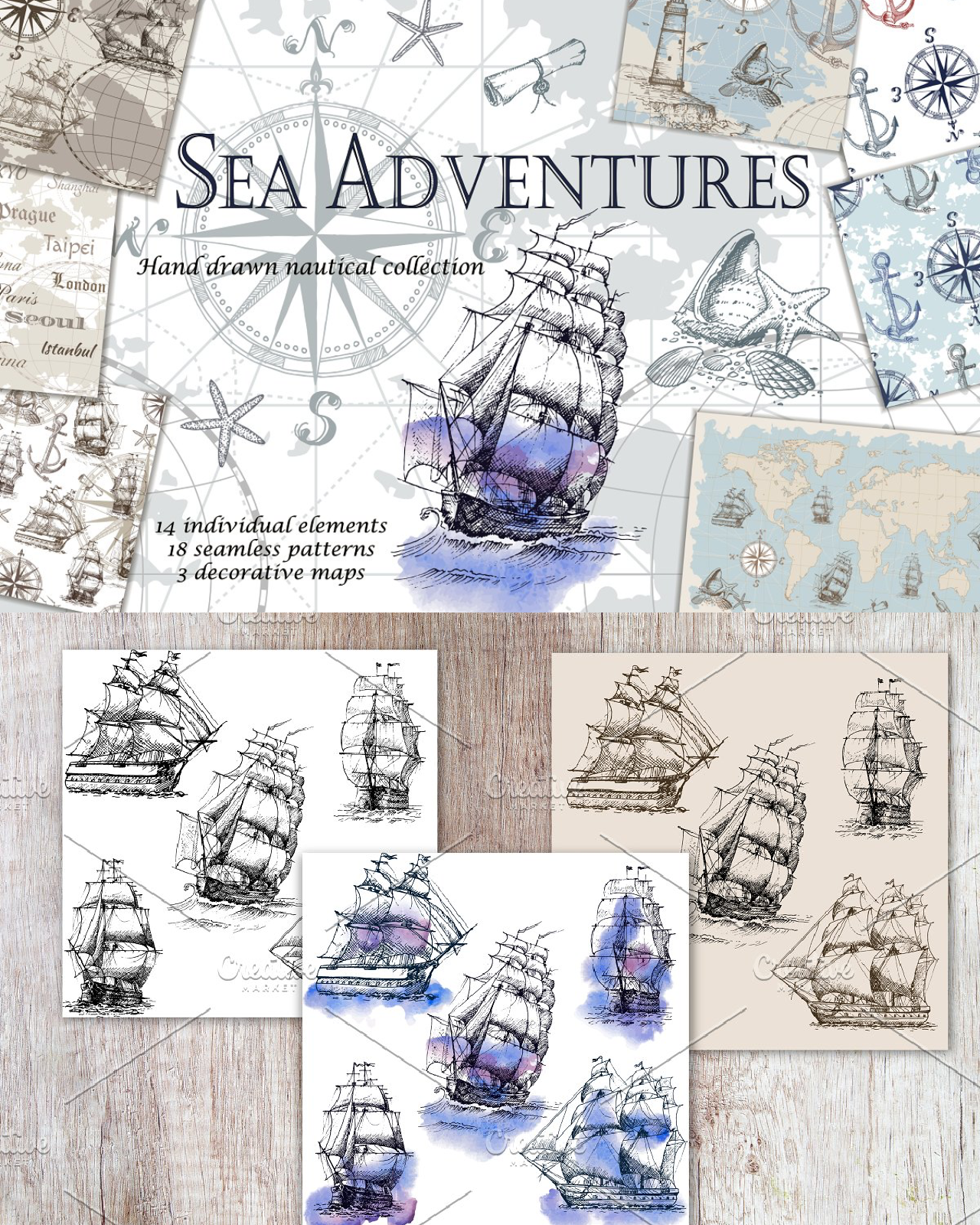 Big collection sea adventures pinterest image preview.