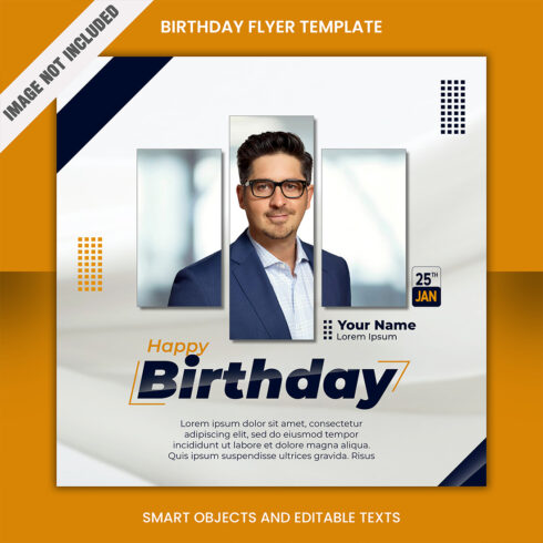 Birthday Flyer Design Template - MasterBundles