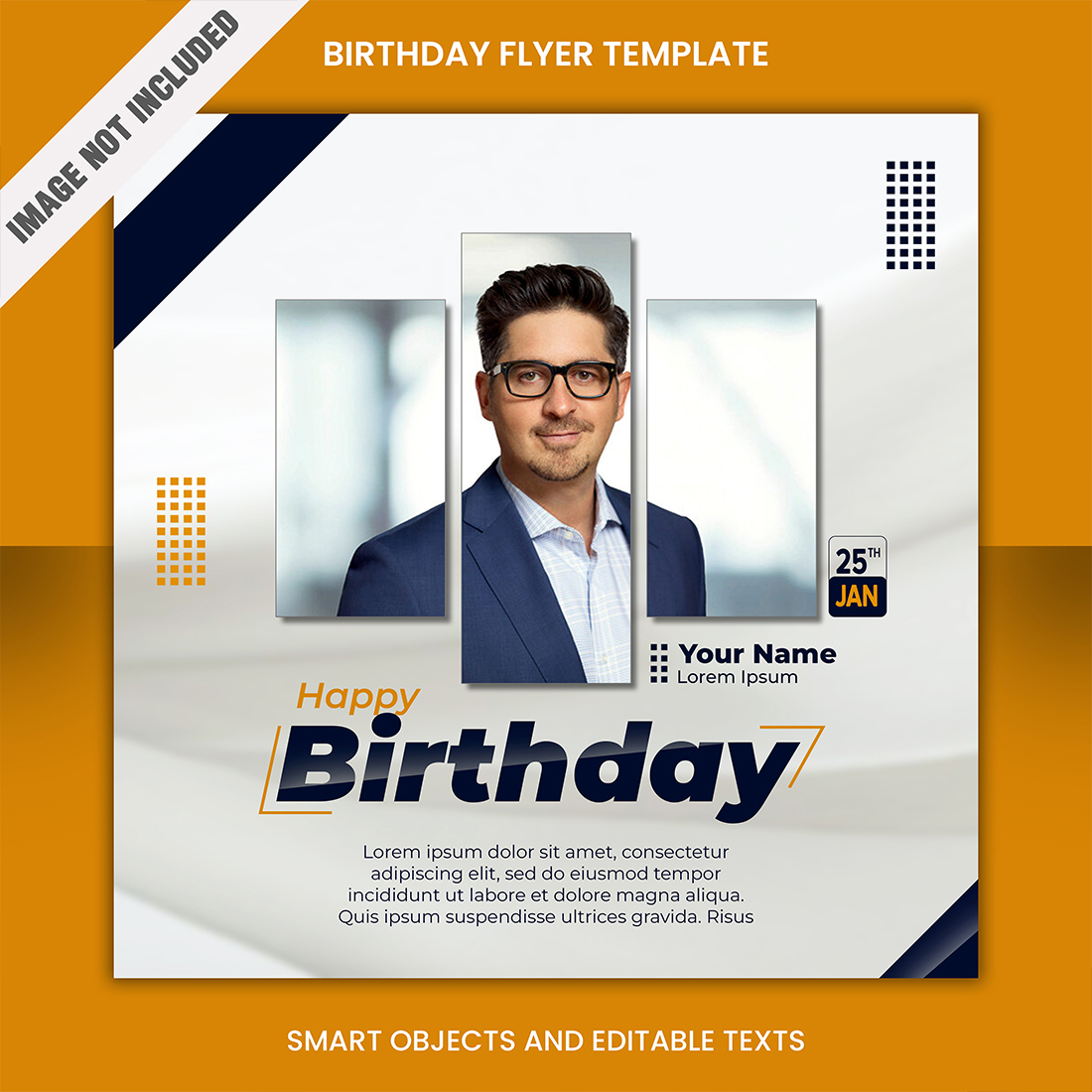 Birthday Flyer Design Template cover image.