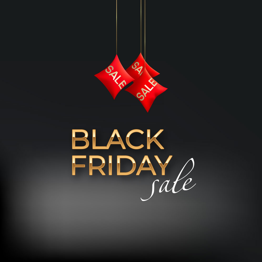 Stylish Black Friday Sale Banner Set preview image.