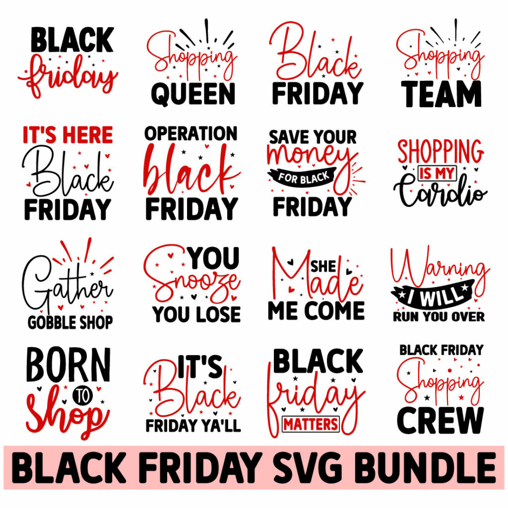 Black Friday SVG Bundle - MasterBundles