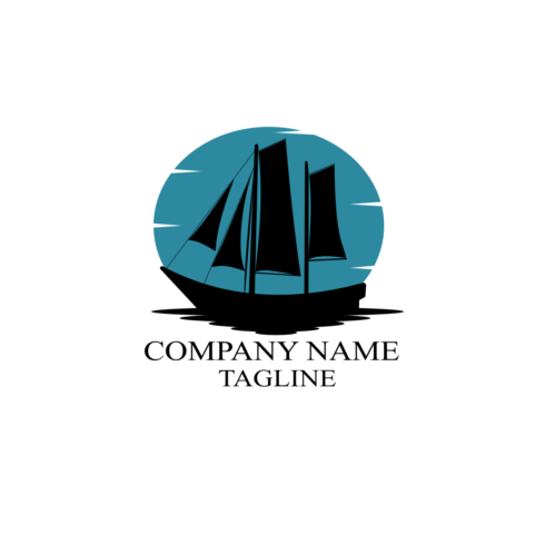 Boat in Sea Logo Design cover image.