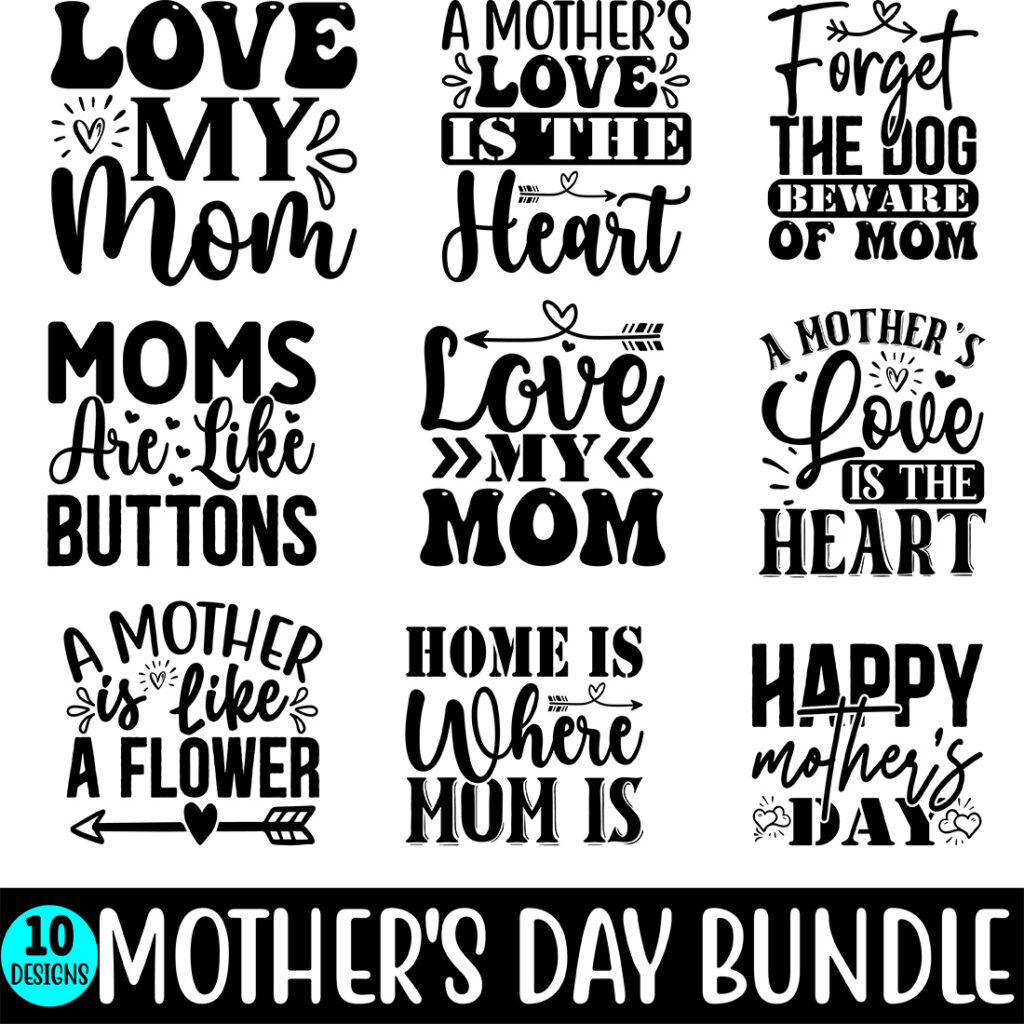 Mother's Day SVG Bundle | MasterBundles